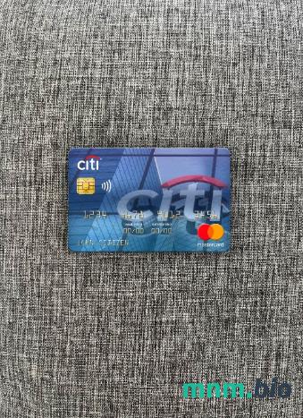 Peru Citibank wygląd zdjęcia mastercard skan PSD + zdjęcie